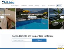 Tablet Screenshot of comersee-feriendomizile.de